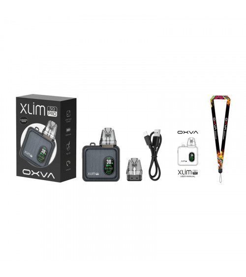 OXVA Xlim SQ Pro Pod Kit (Black Carbon)