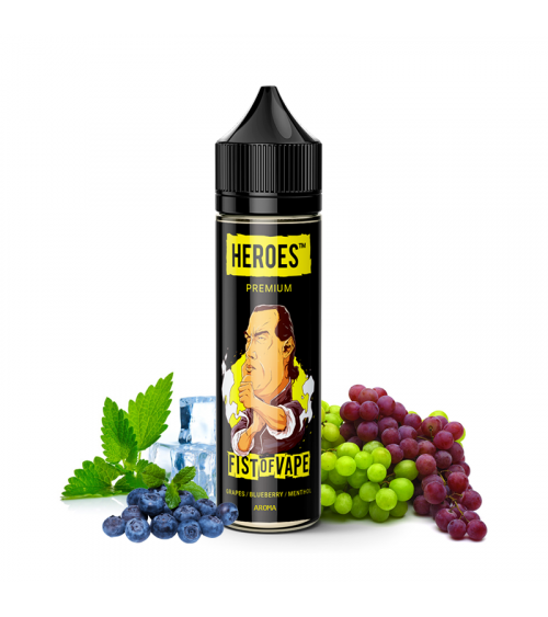 Príchuť ProVape Heroes S&V: Fist Of Vape (Hrozno, čučoriedka, mentol) 20 ml